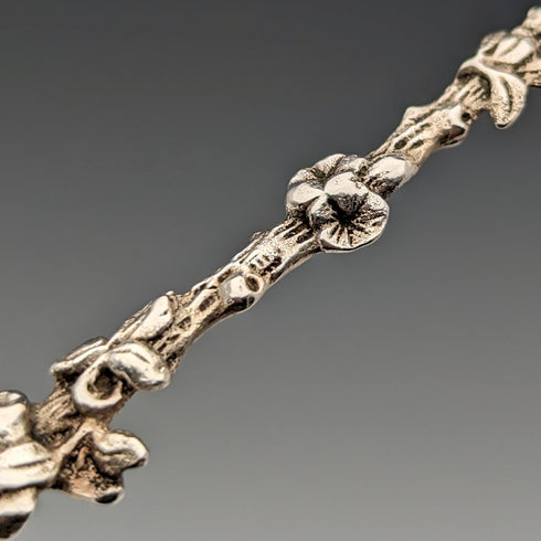 約 1920 年瑞士古董人物雕刻 800 銀咖啡湯匙 6 件套